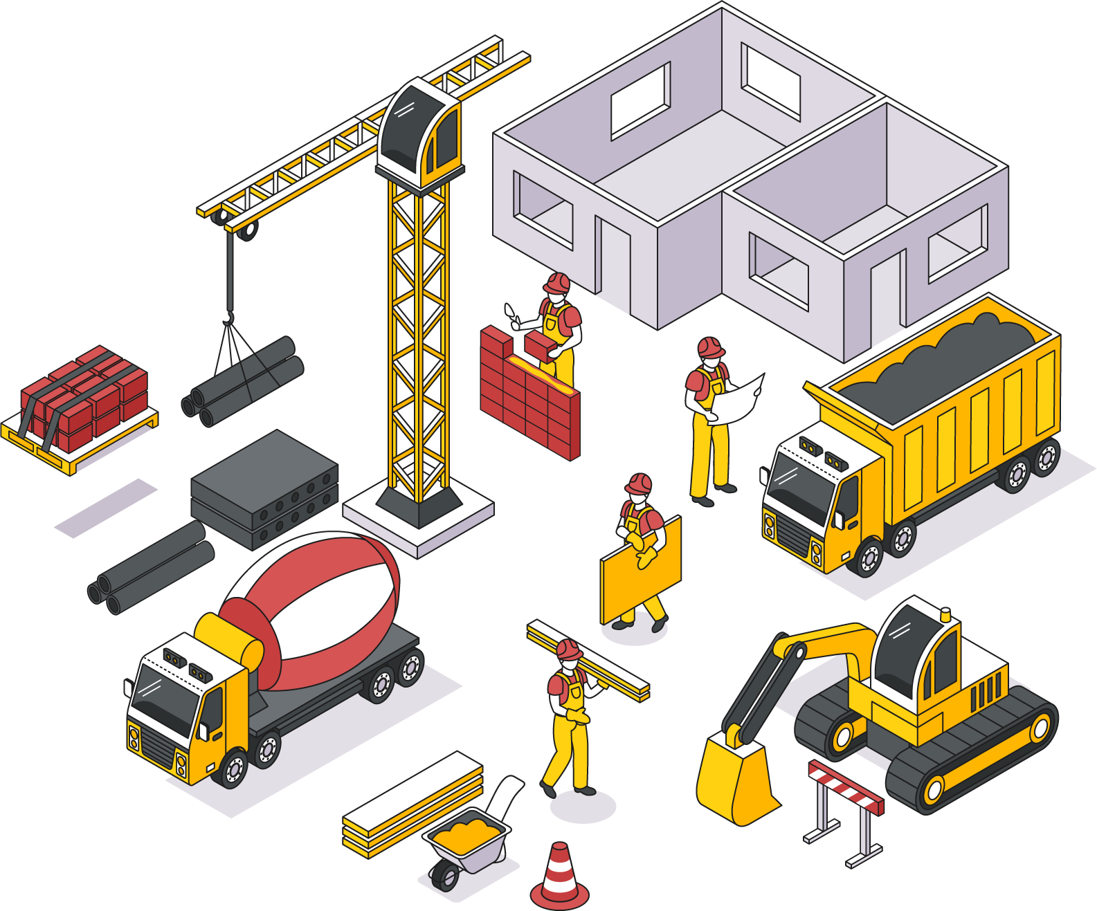 Constructores en una obra